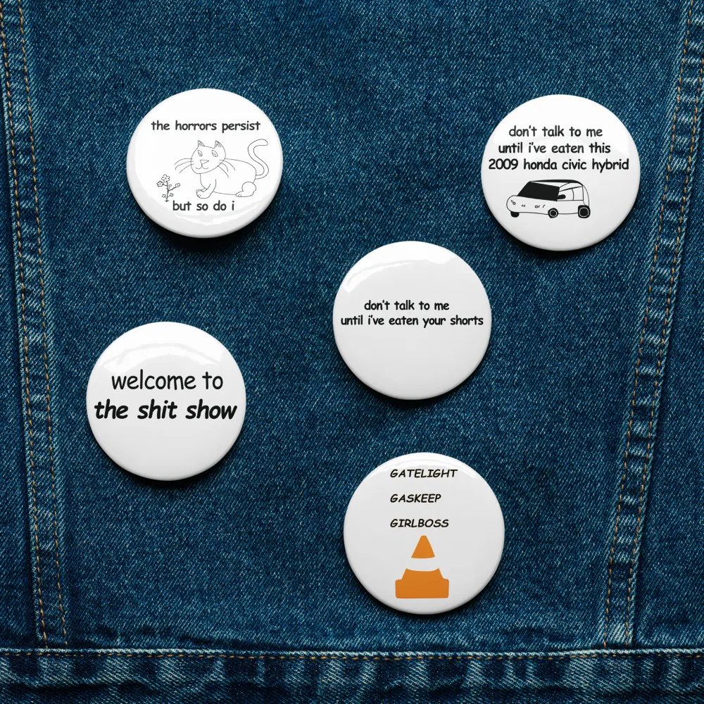 Comic Sans Collection Pin Set product image (7)