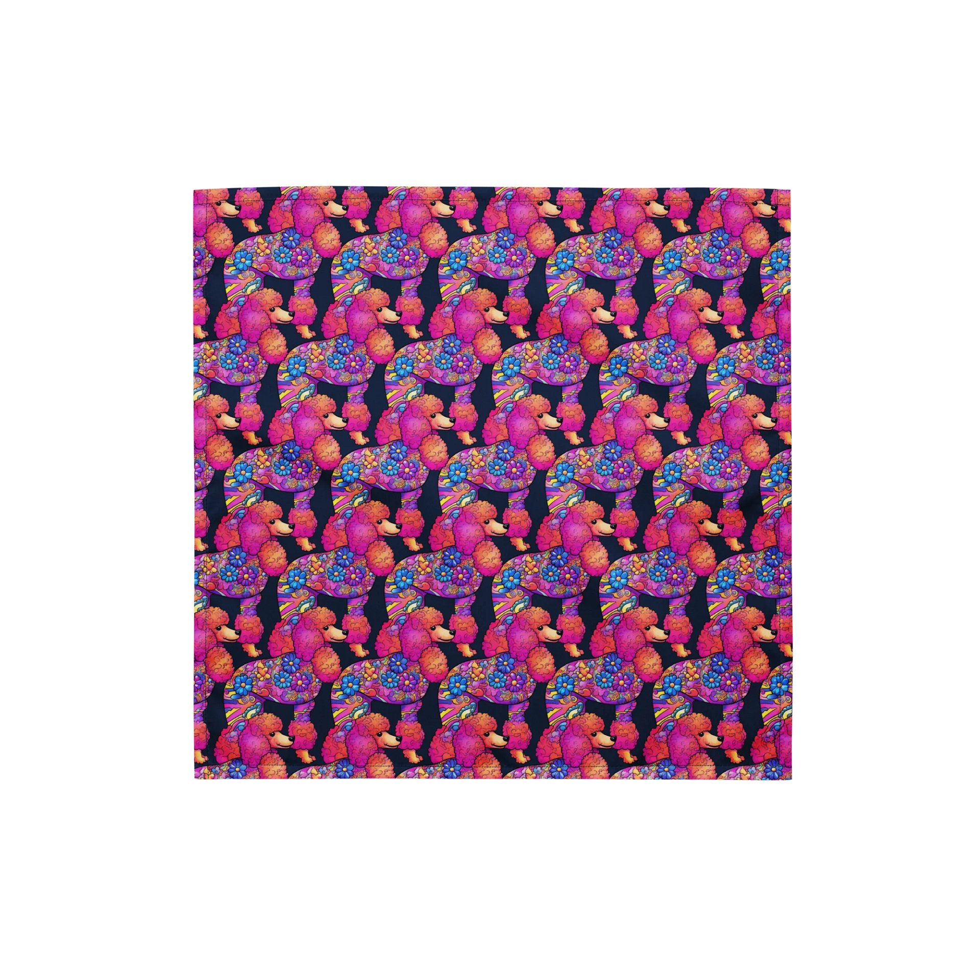 Flower Power Poodle #1 - Bandana product image (1)