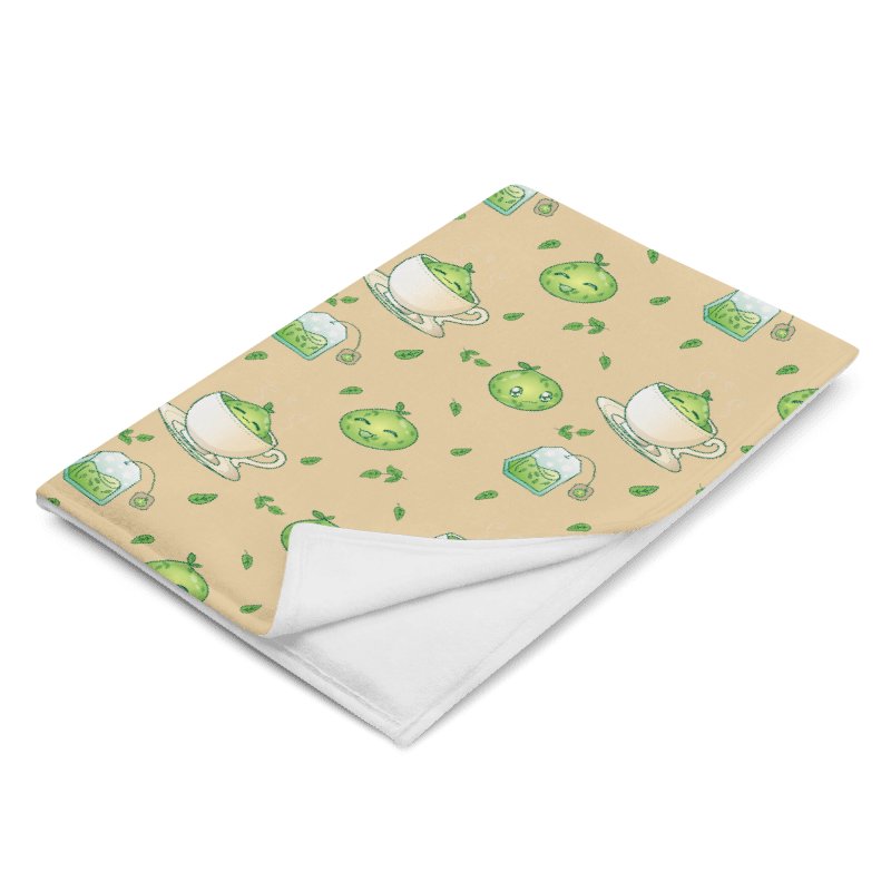 Green Tea Slime Throw Blanket Gold product image (4)