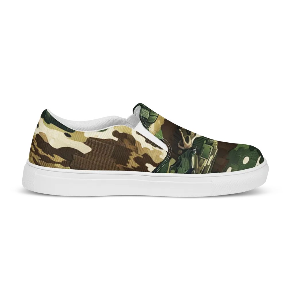 Gun Range Certified: Army Slip on Sneakers product image (12)