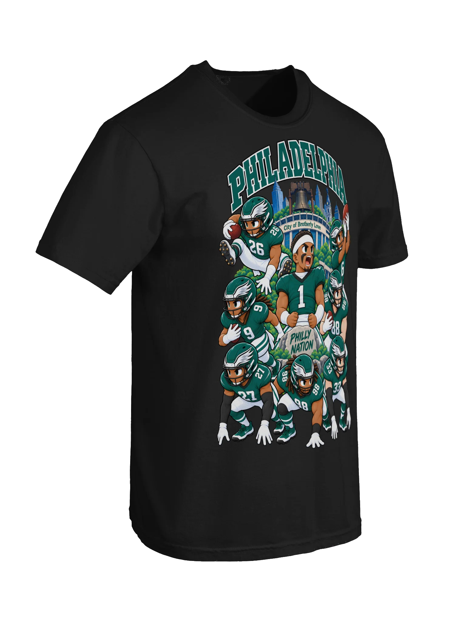 Philadelphia Football Animated Player T-Shirt product image (39)