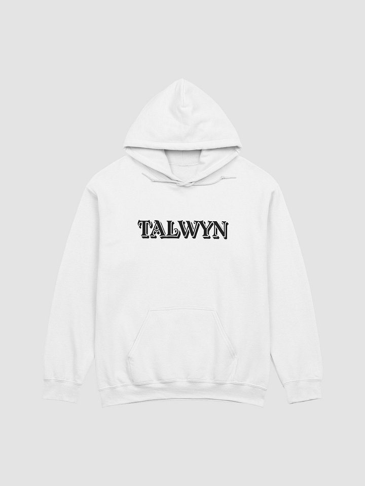Talwyn - Black on white design Hoodie product image (1)