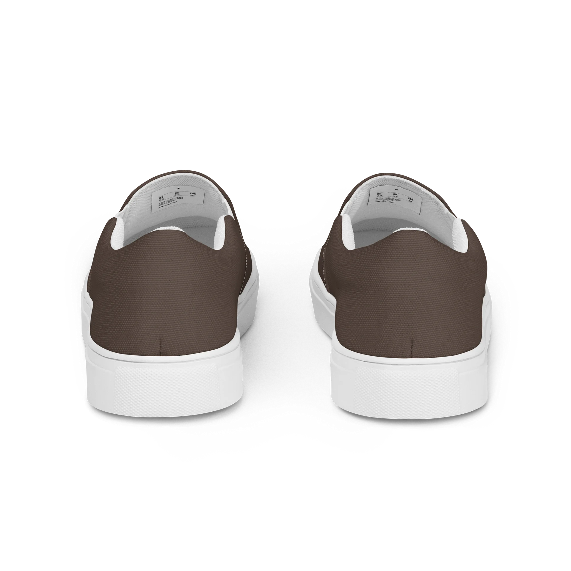 Classic Brown Men’s Slip-On Canvas Shoes product image (4)