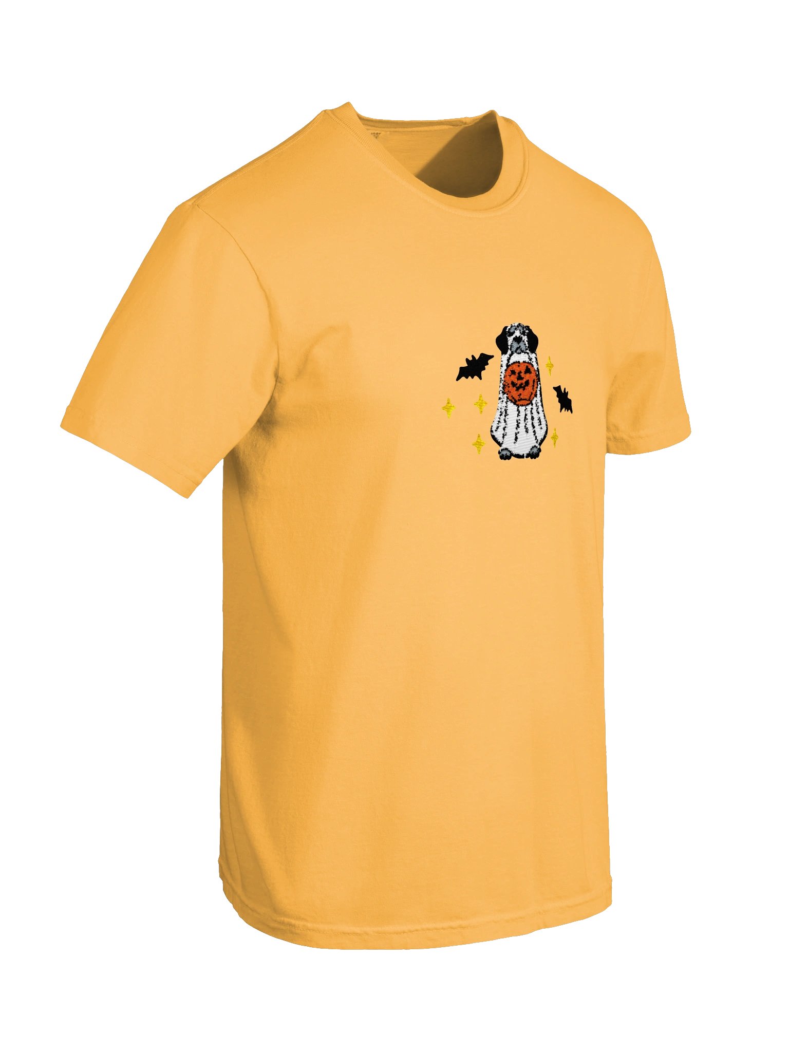 Halloween German Shorthaired Pointer(Black Roan) Embroidered T-Shirt product image (38)
