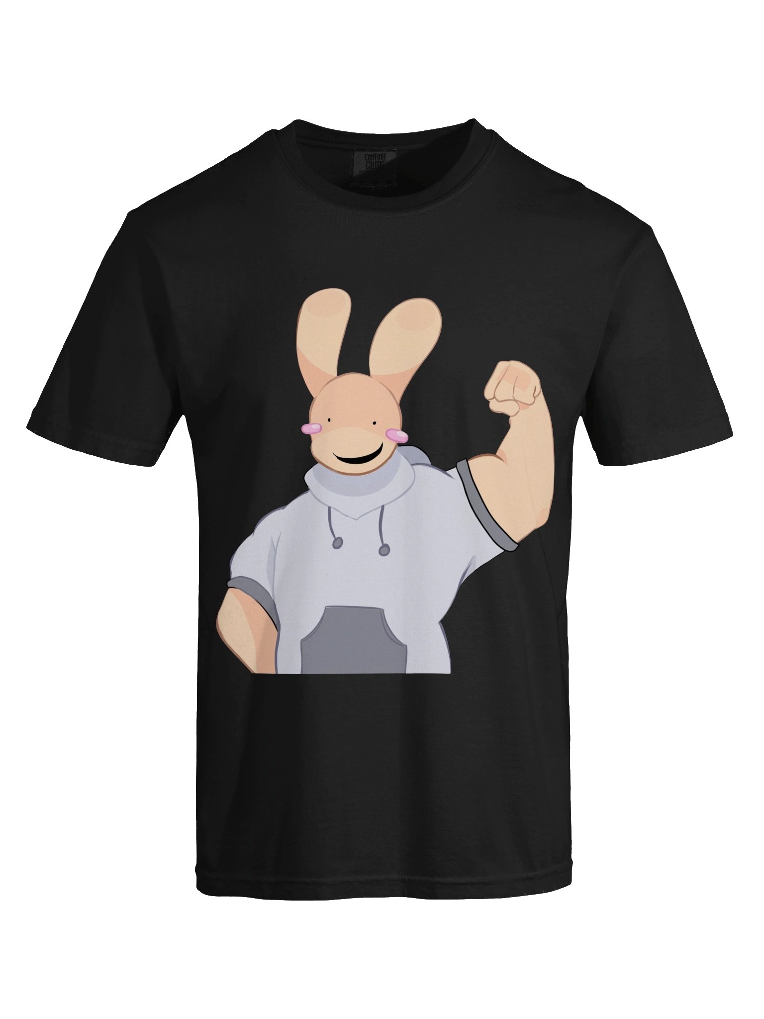 Flex Bunny T-Shirt – Funny Confident Energy Unisex Tee product image (68)