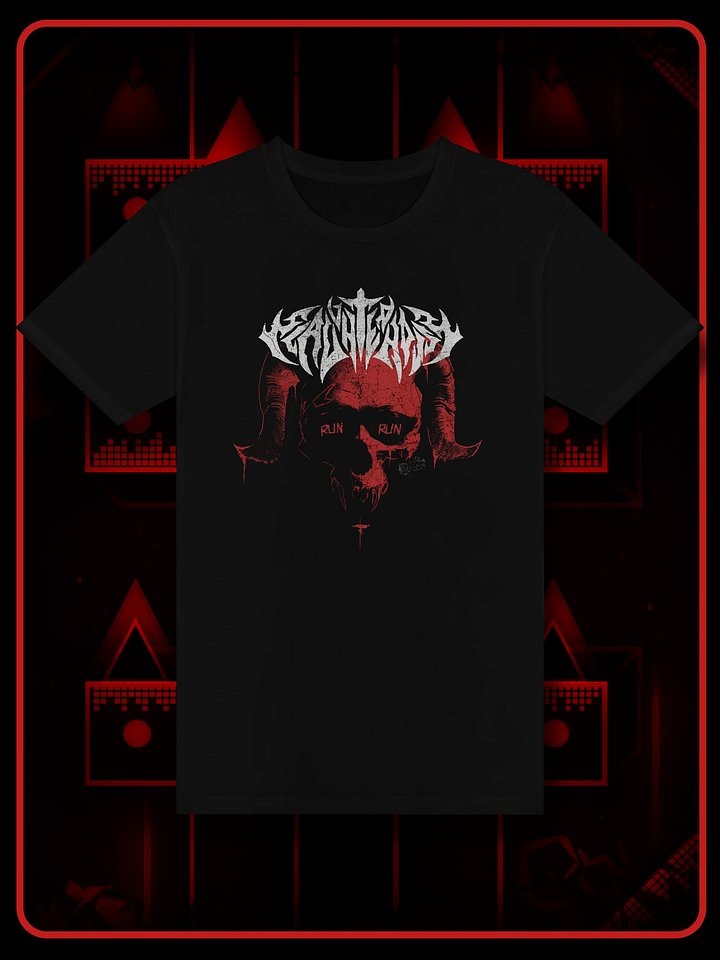 SLAUGHTERHOUSE Skull T-Shirt (Red Edition) product image (1)