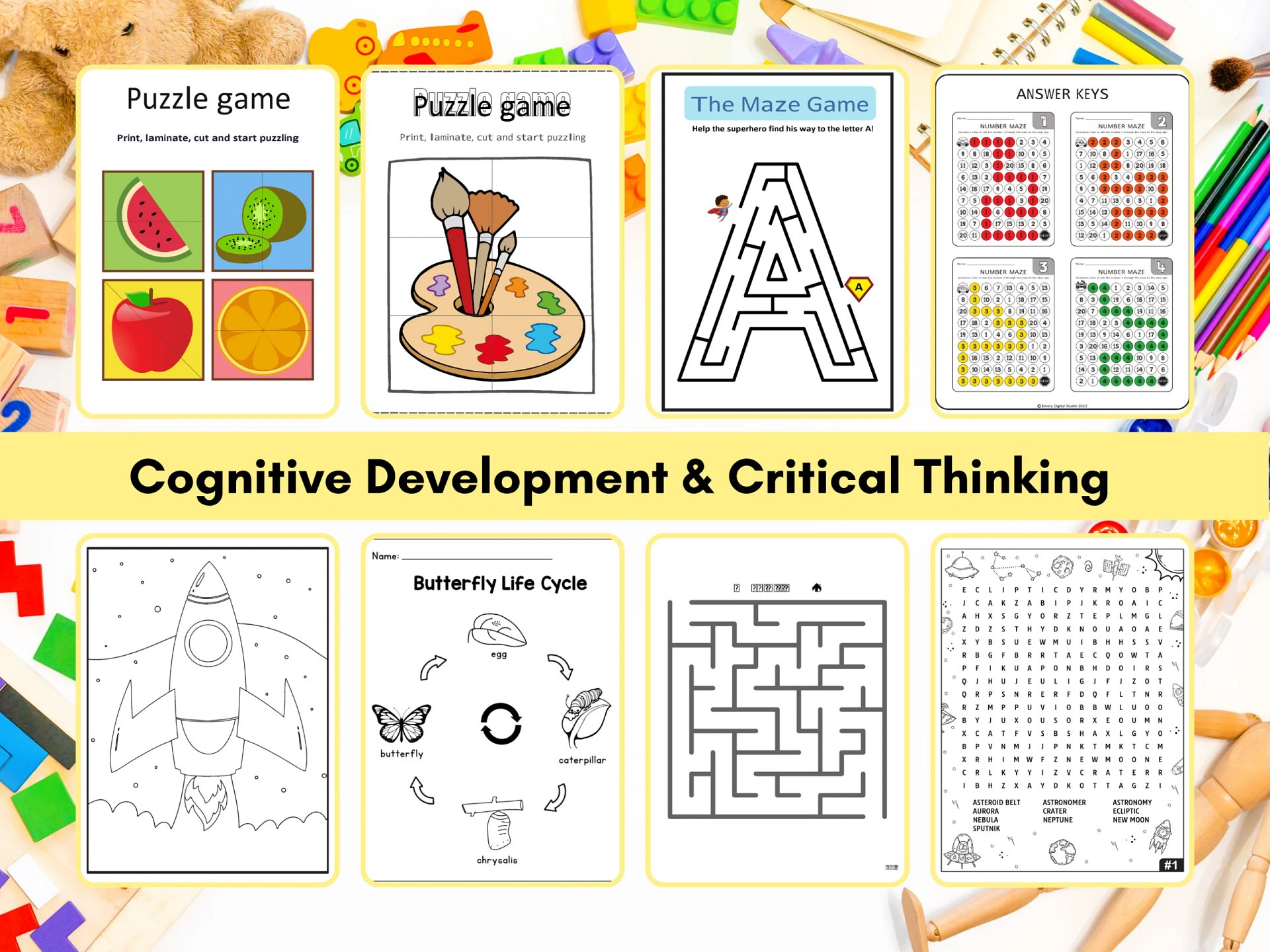 70,000+ Preschool & Kindergarten Printable Worksheets product image (5)