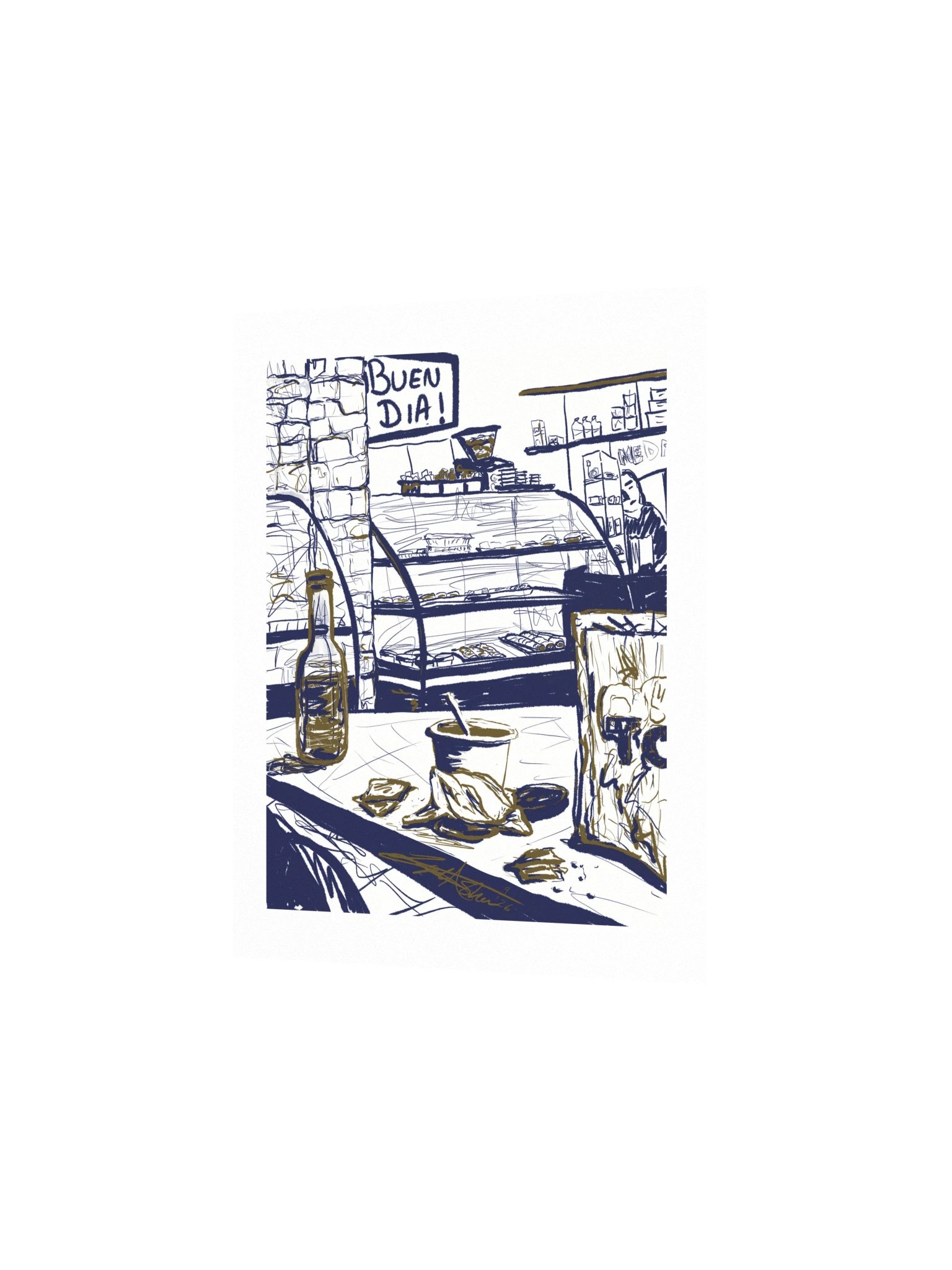 Buen día en la panadería | Art Print product image (2)