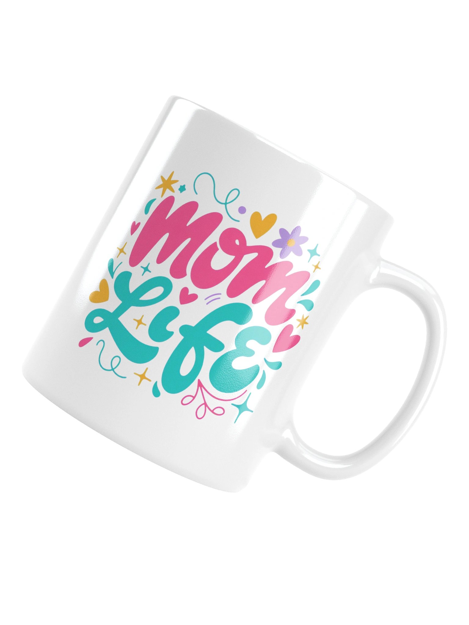 Funny Mom Life Colorful Coffee Mug product image (6)