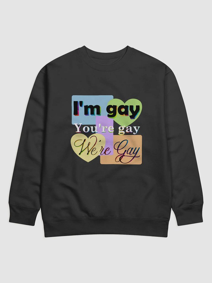 We're Gay Sweatshirt product image (1)
