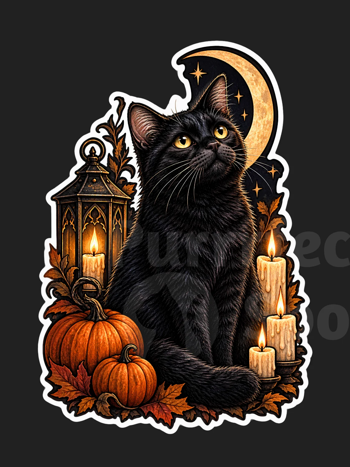 The Cat Beneath the Crescent Moon product image (2)