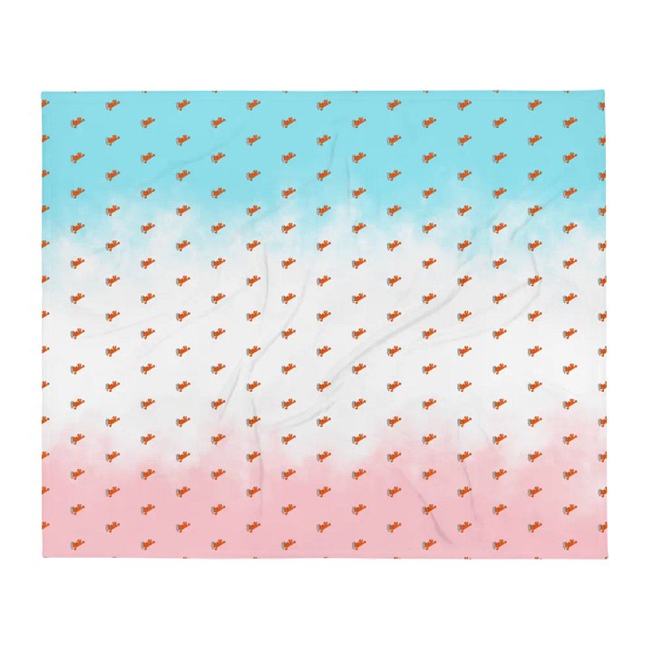 Trans Pride Smoke Puppy Blanket product image (1)
