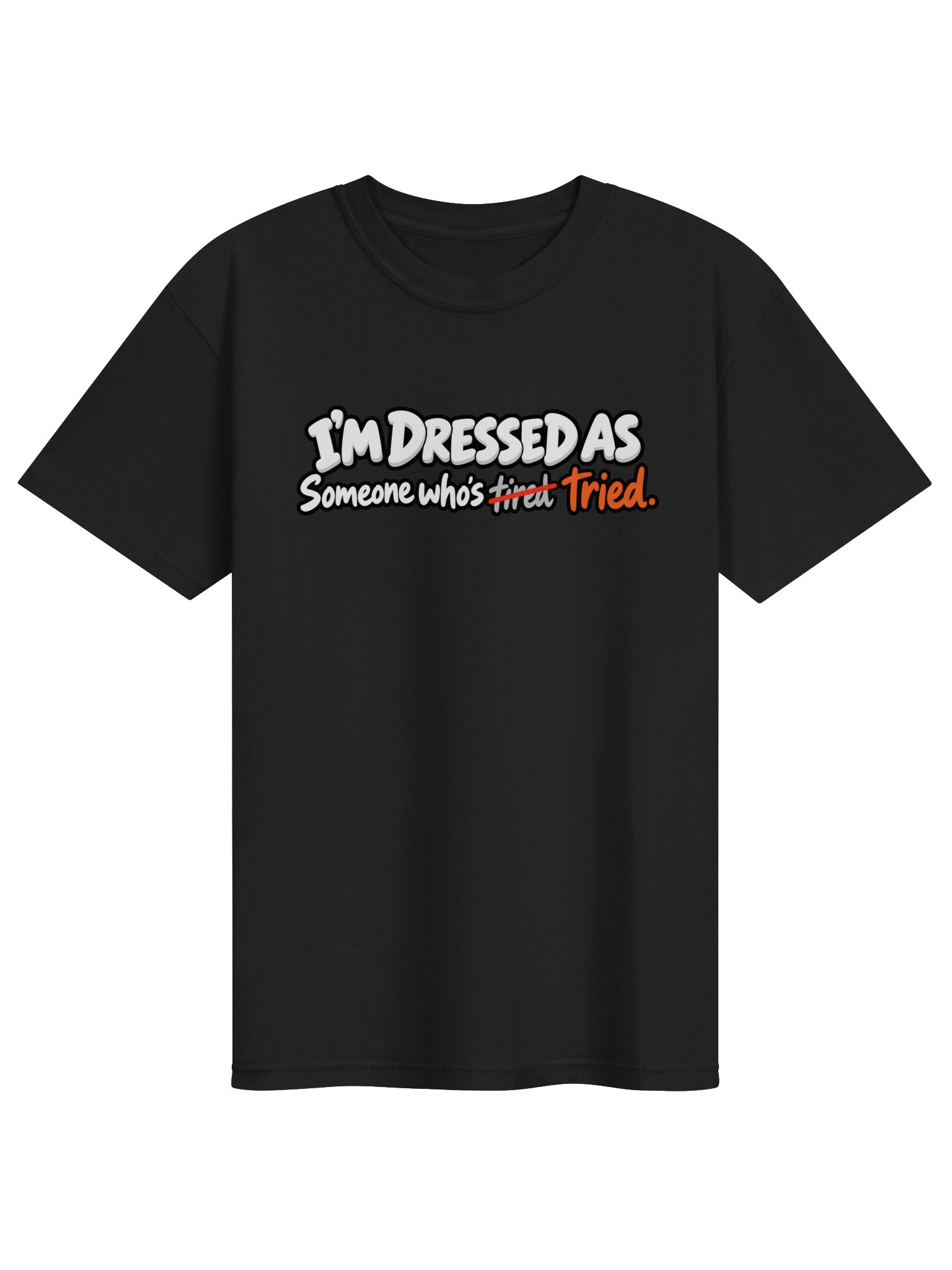 I’m Dressed As Someone Who’s Tired, Tried Men's Halloween Shirt product image (1)