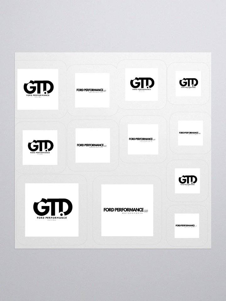 GTD Logo Kiss Cut Stickers product image (2)