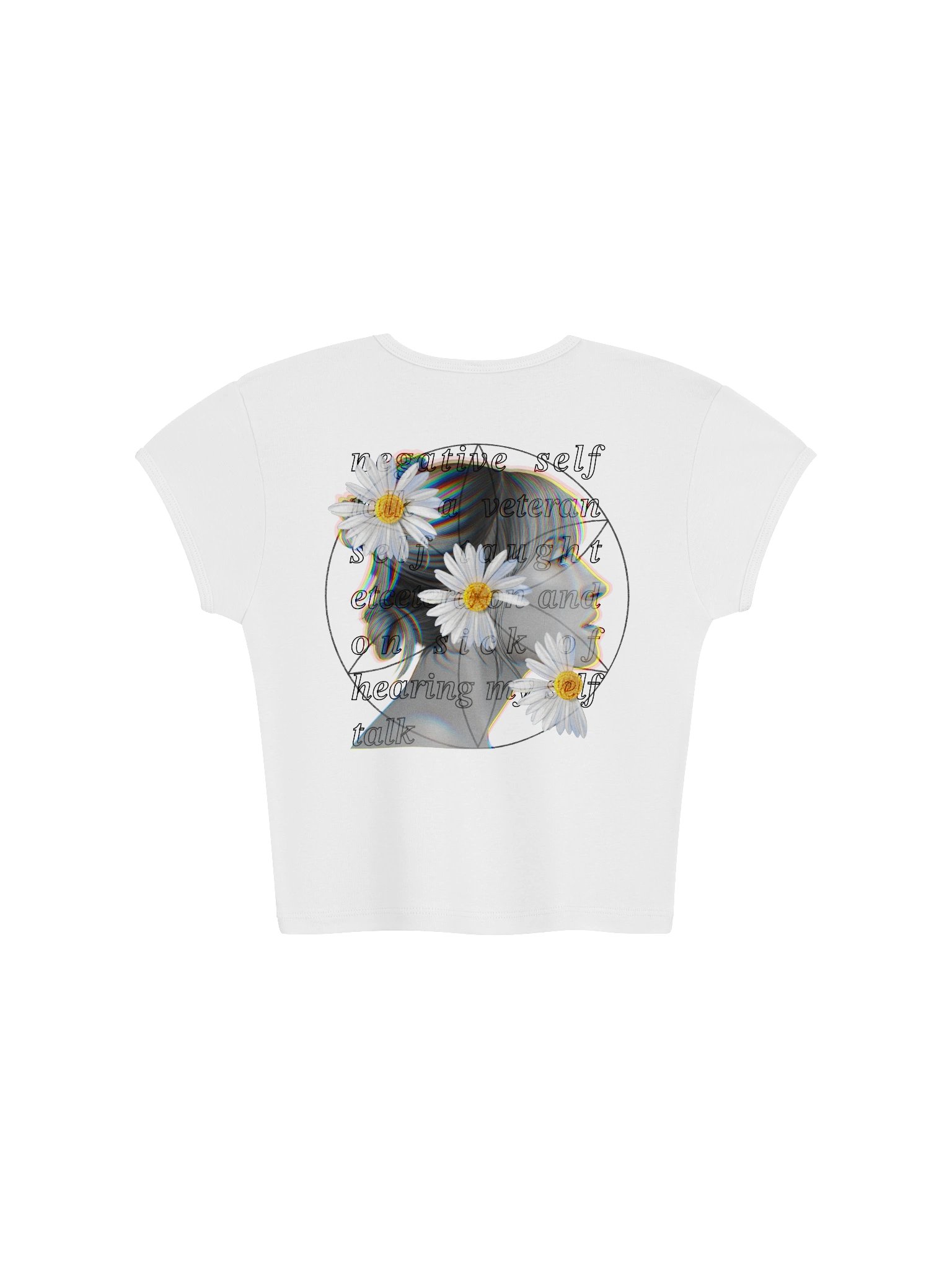 negative self talk baby tee product image (2)