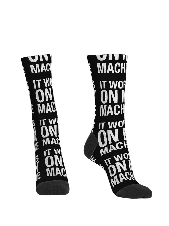 Machine Code Repeat Crew Socks product image (2)