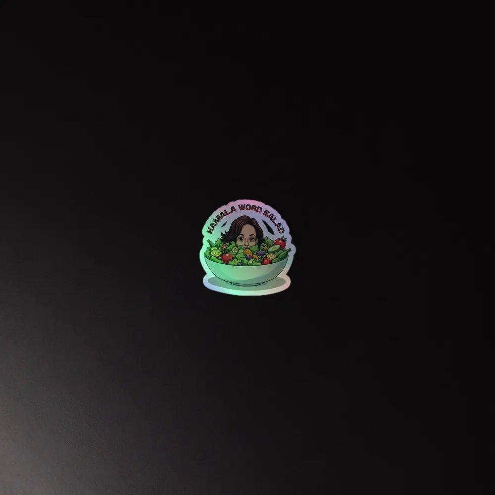 Kamala Word Salad Holographic Sticker Sheet product image (3)
