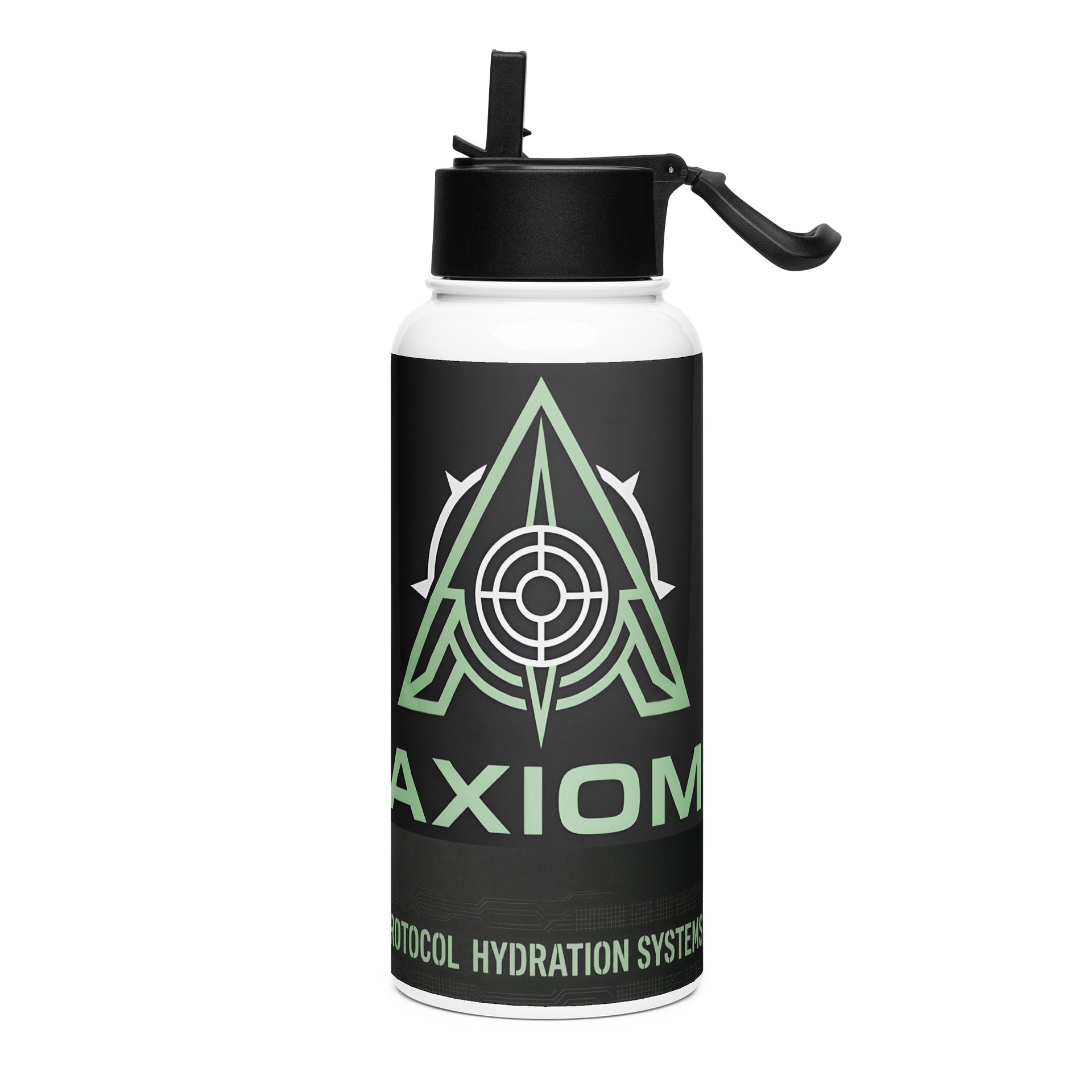 Axiom Studio | Protocol Hydration Systems Steel Water Bottle & Straw product image (1)
