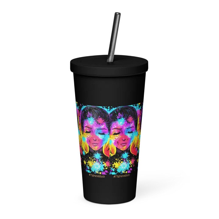Migraines, Ocular Starbursts, Black Tumbler product image (2)