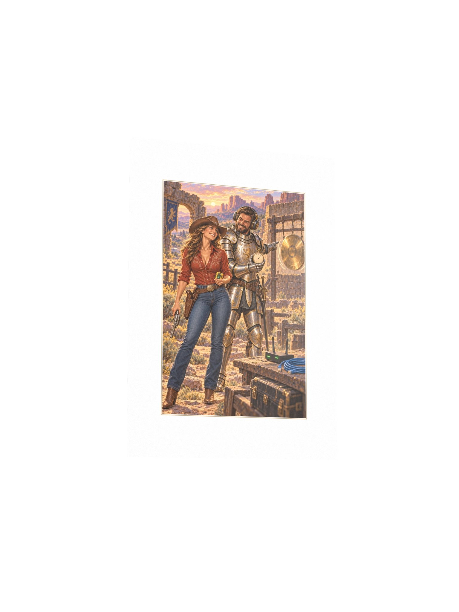 Ping Test Small Art Print product image (3)