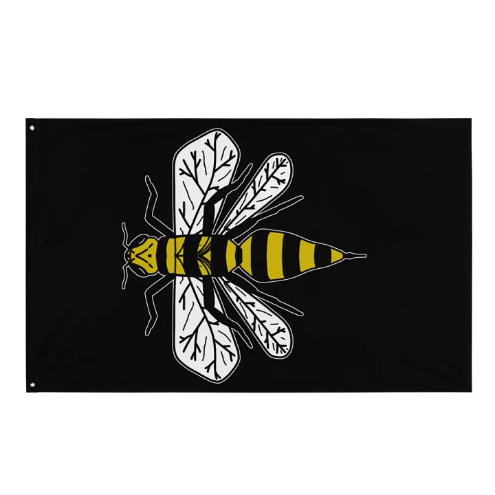 Hornet hanging flag product image (1)
