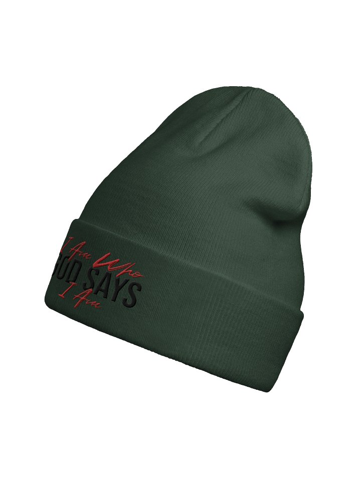 I Am Who God Says I Am, Beanie product image (2)