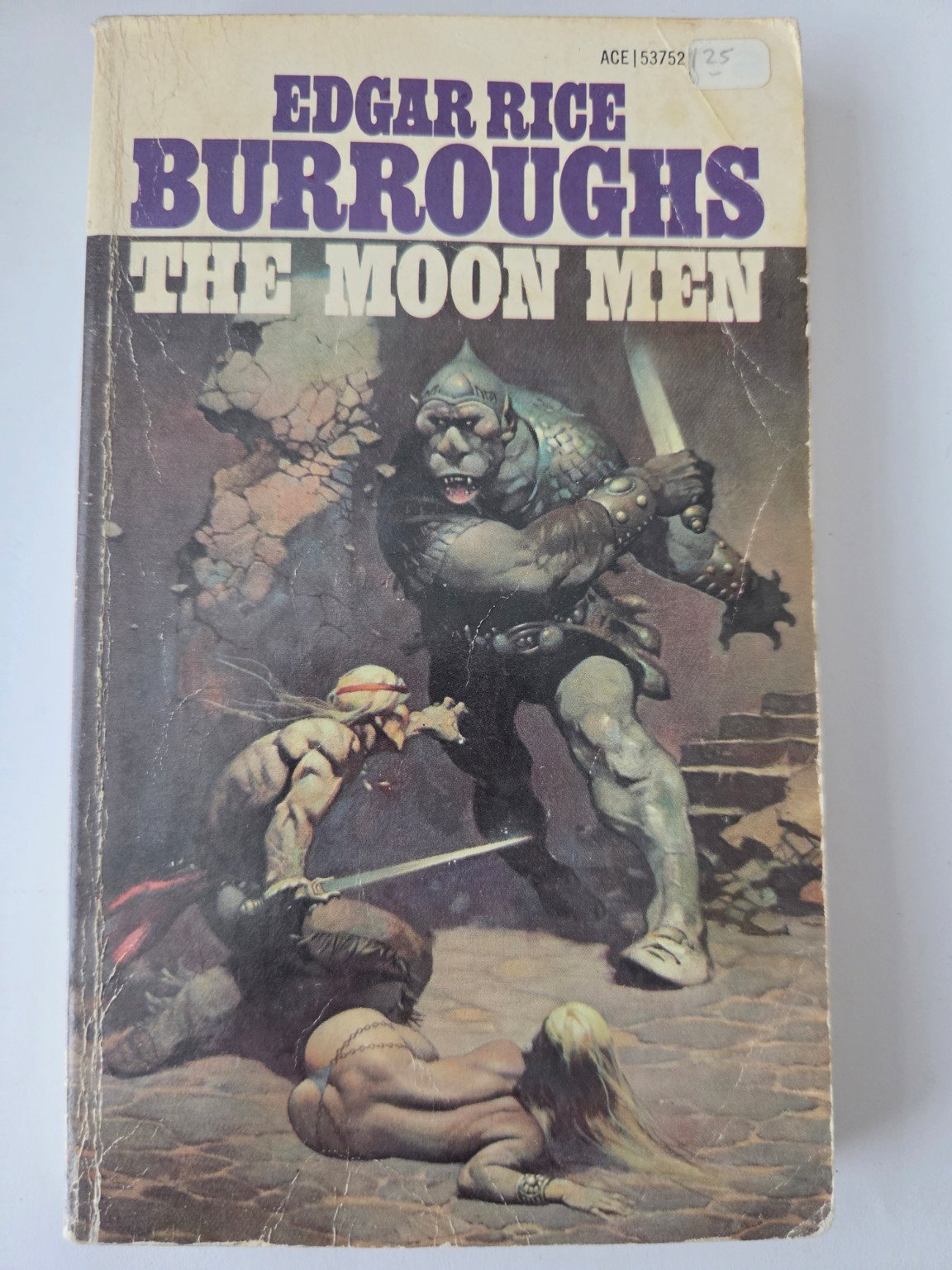 Vintage Edgar Rice Burroughs The Moon Men – Ace Books Paperback – Classic Sci-Fi product image (1)