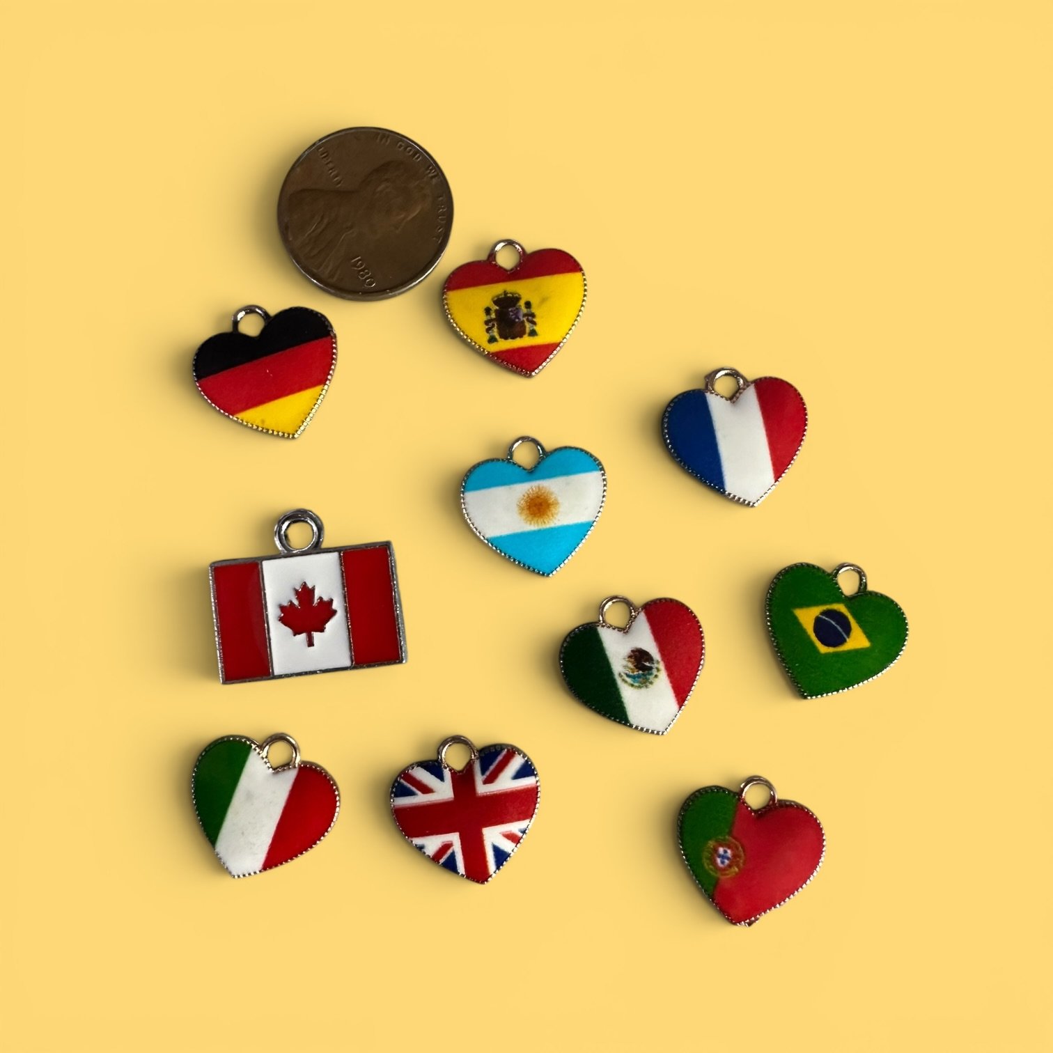 Country Flags Whinny Winners Braid and Bridle Charms for Horses | Little Shop of Ponies product image (2)