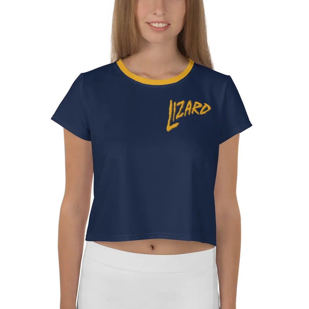 (2 sided) Lizard crop tee product image (4)