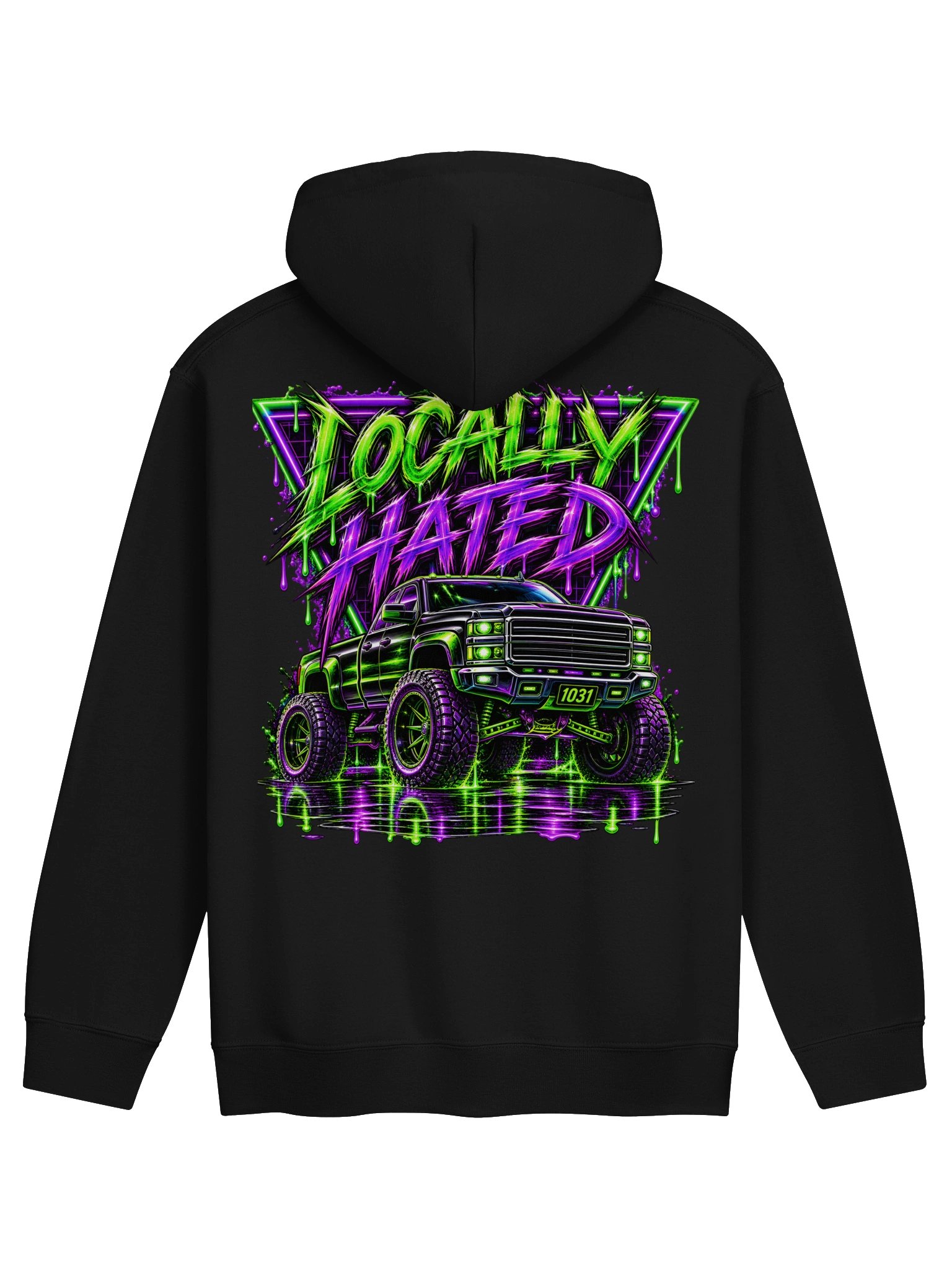 Locally Hated Truck Hoodie product image (2)