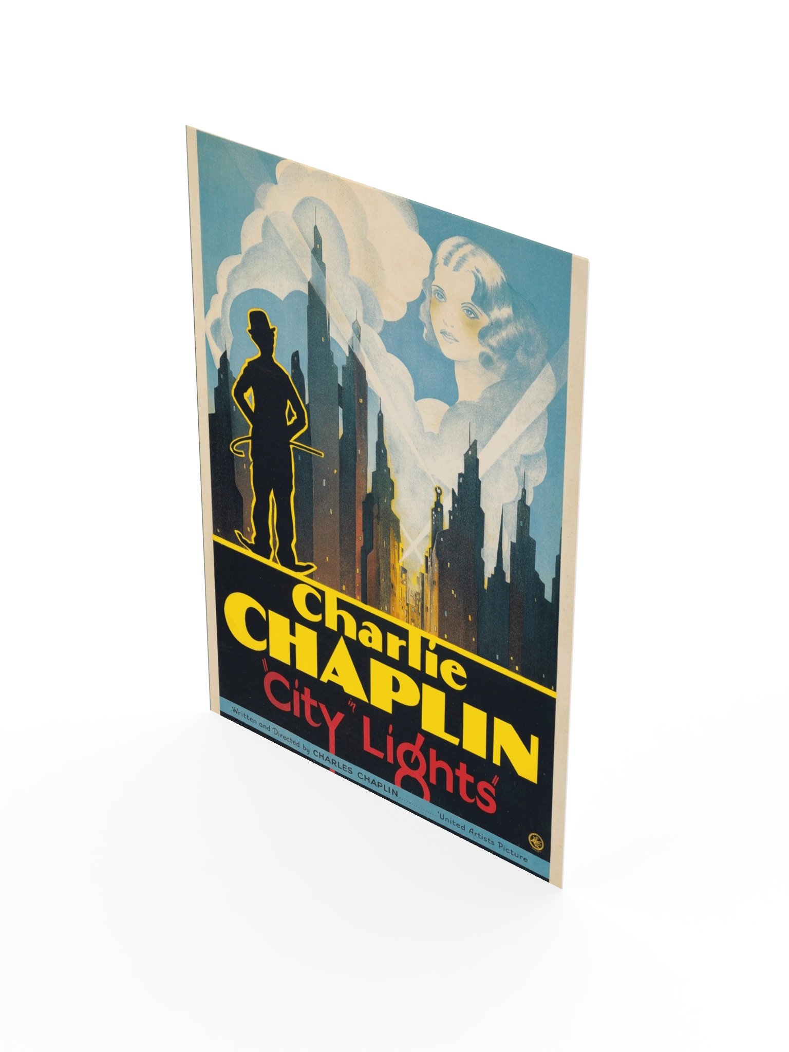 City Lights (1931) – Charlie Chaplin Vintage Movie Poster product image (6)