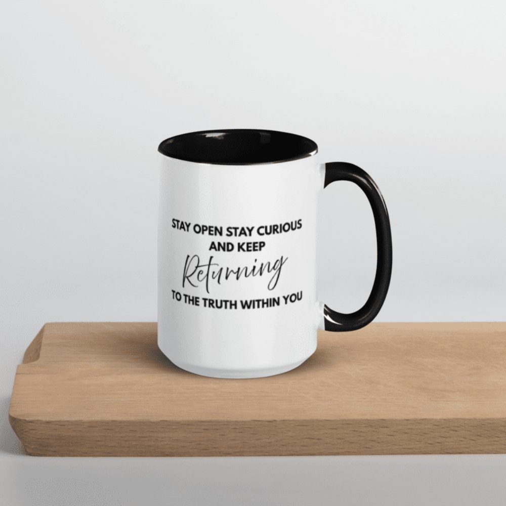 The Returned Official Podcast Mug | NDEs, Awakening & Beyond | 15oz Two-Tone Ceramic product image (2)