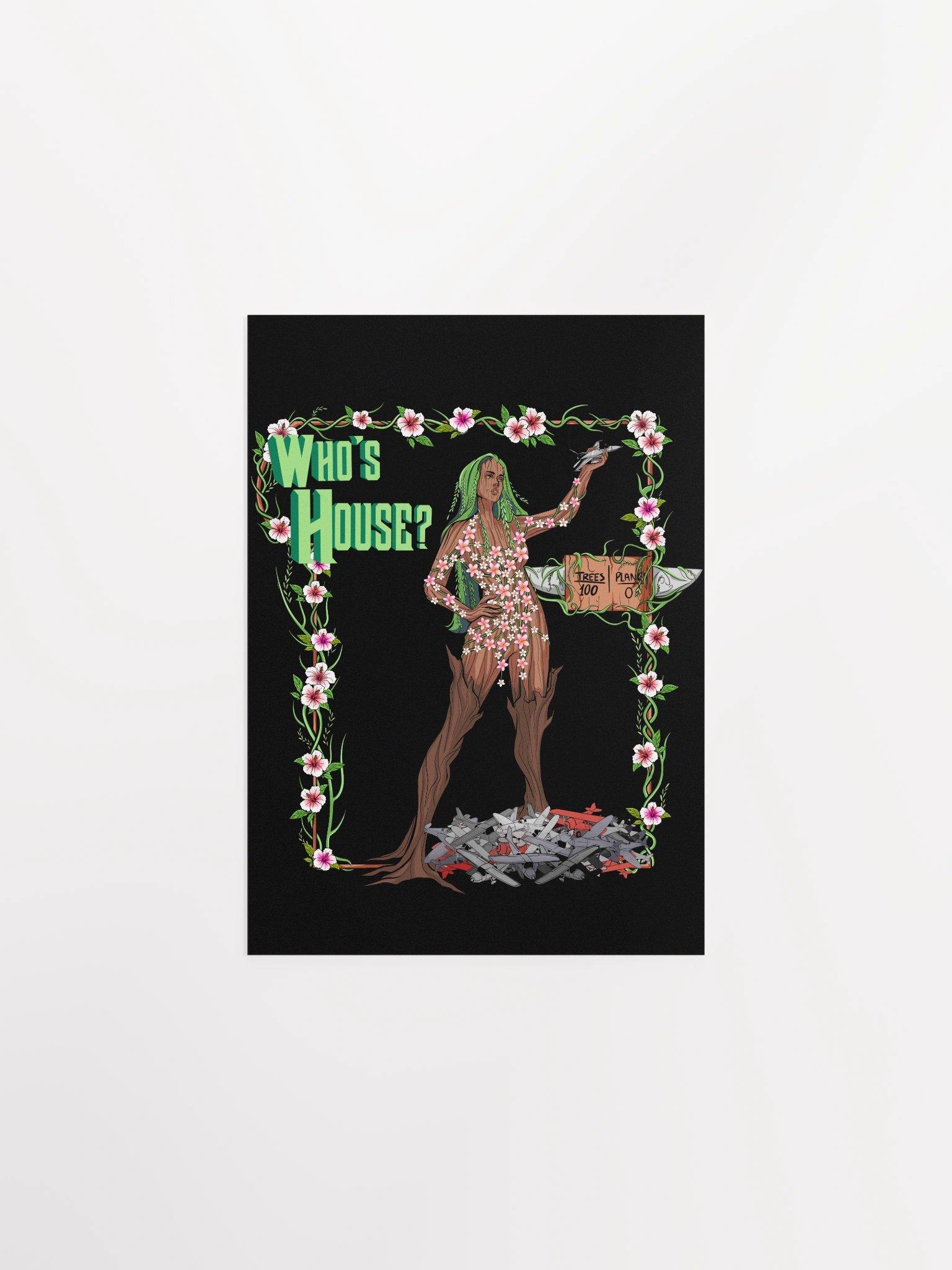 "Who's House, Groot's House" Poster (Dark) product image (1)