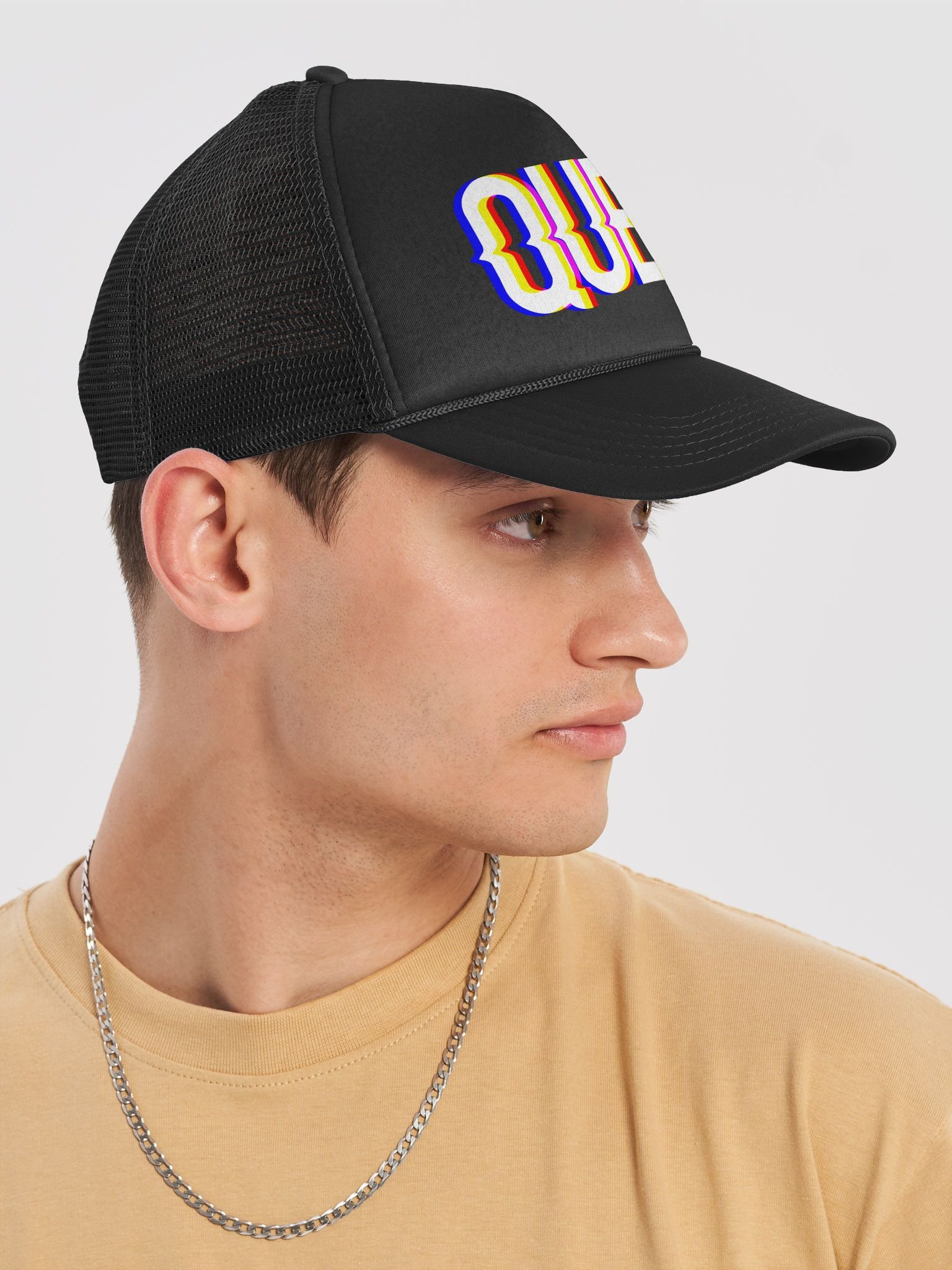 Multi-Layered QUEER Foam Trucker Hat product image (11)
