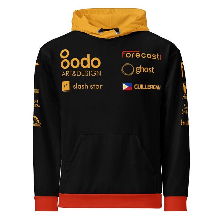 Guillergan - Black Hoodie Personalized product image (1)