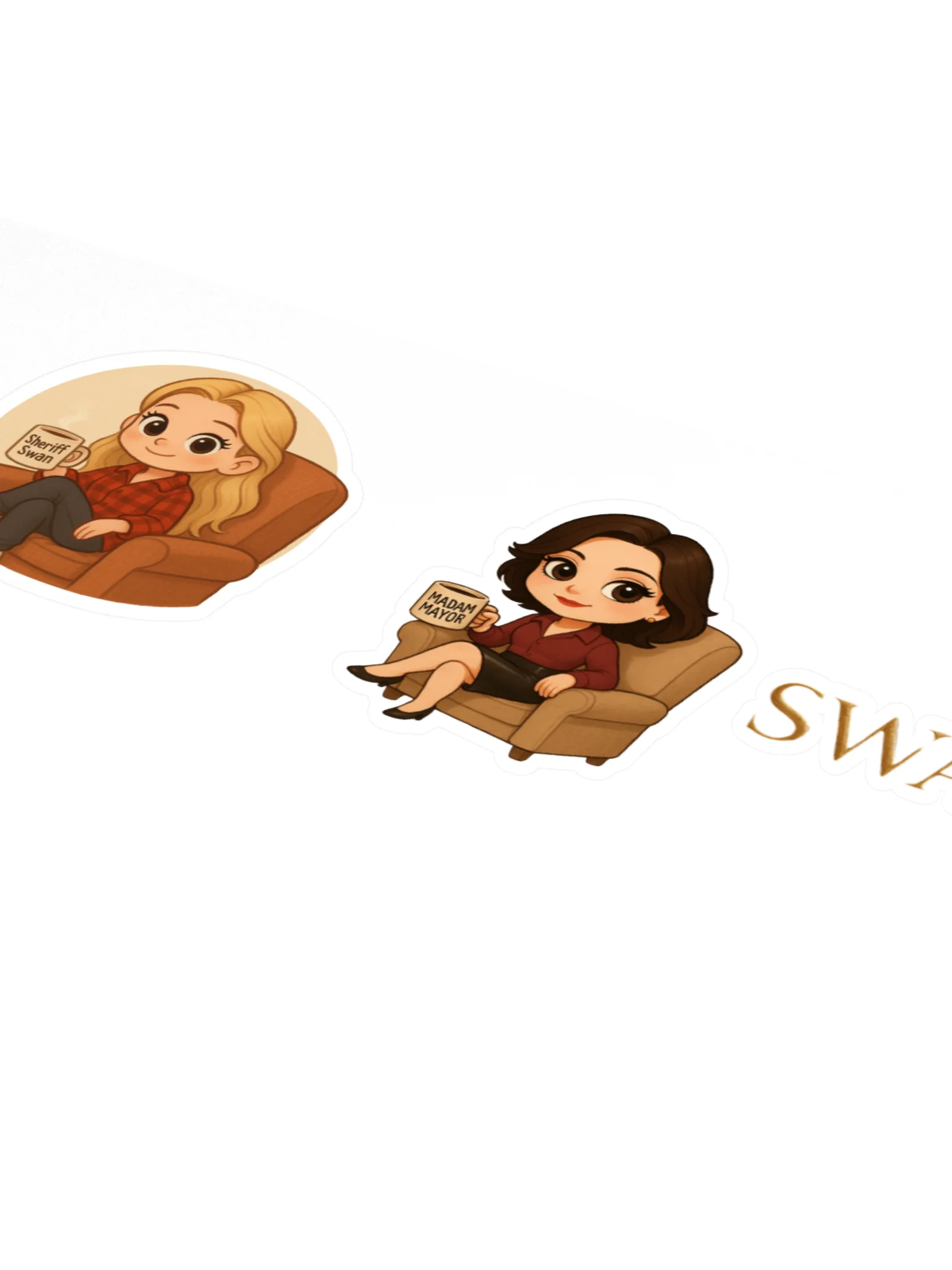 SwanQueen Mini Sticker Pack product image (4)