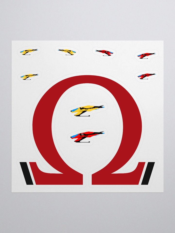 Omega Emote Sticker Sheet product image (1)