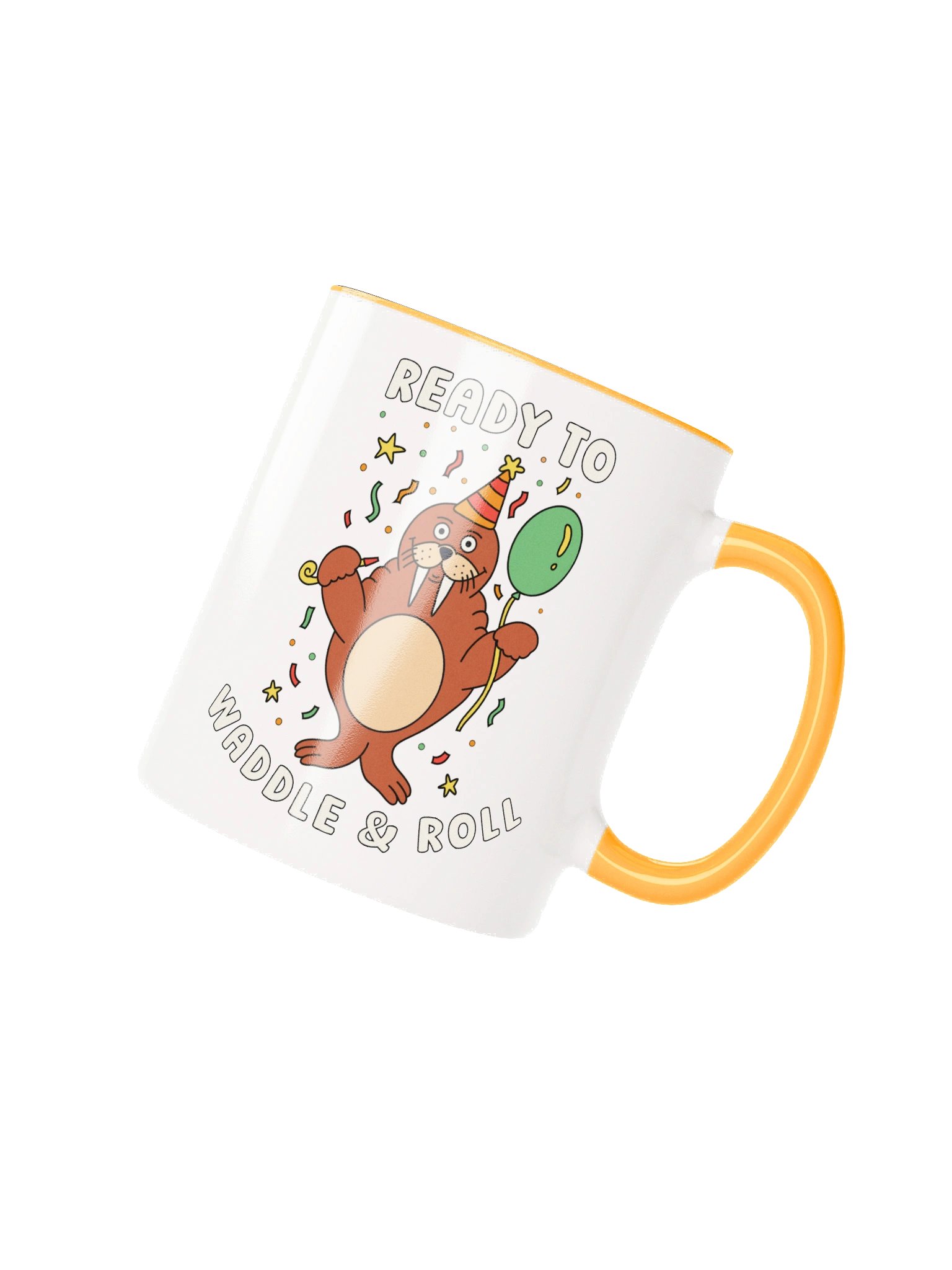 Ready To Waddle And Roll Cute Silly Funny Walrus Mug product image (1)