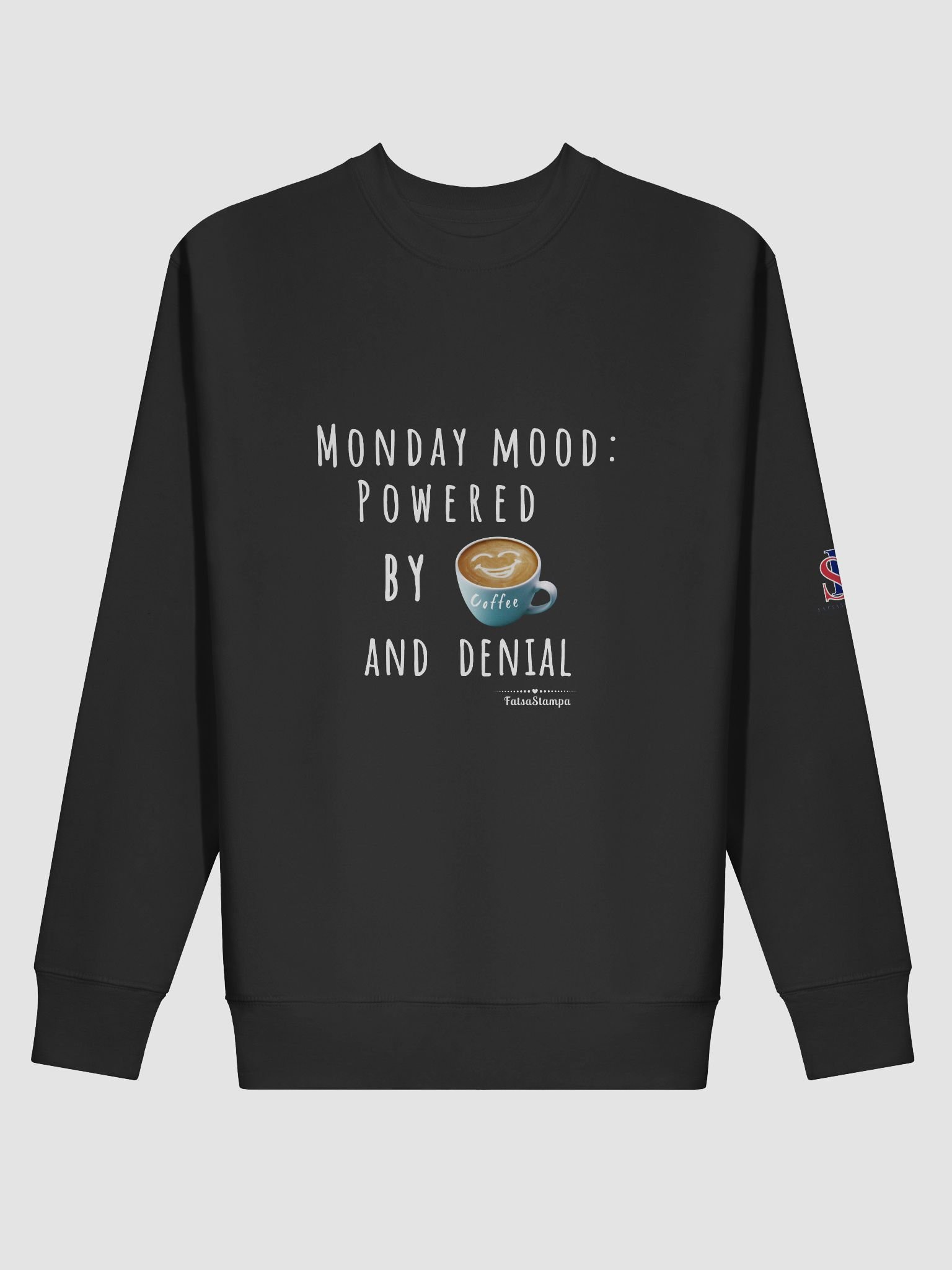 Monday Mood Funny coffee Premium Sweatshirt product image (2)