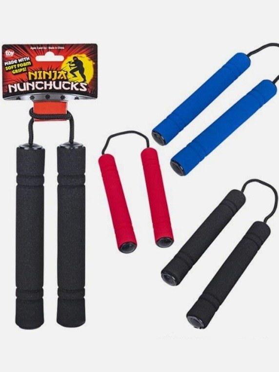 Ninja 8" Foam Practice Nunchucks Set (3-Pack) - Safe Martial Arts Training product image (1)