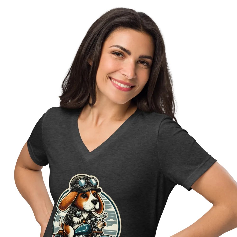 Badass Beagle - V-neck product image (37)