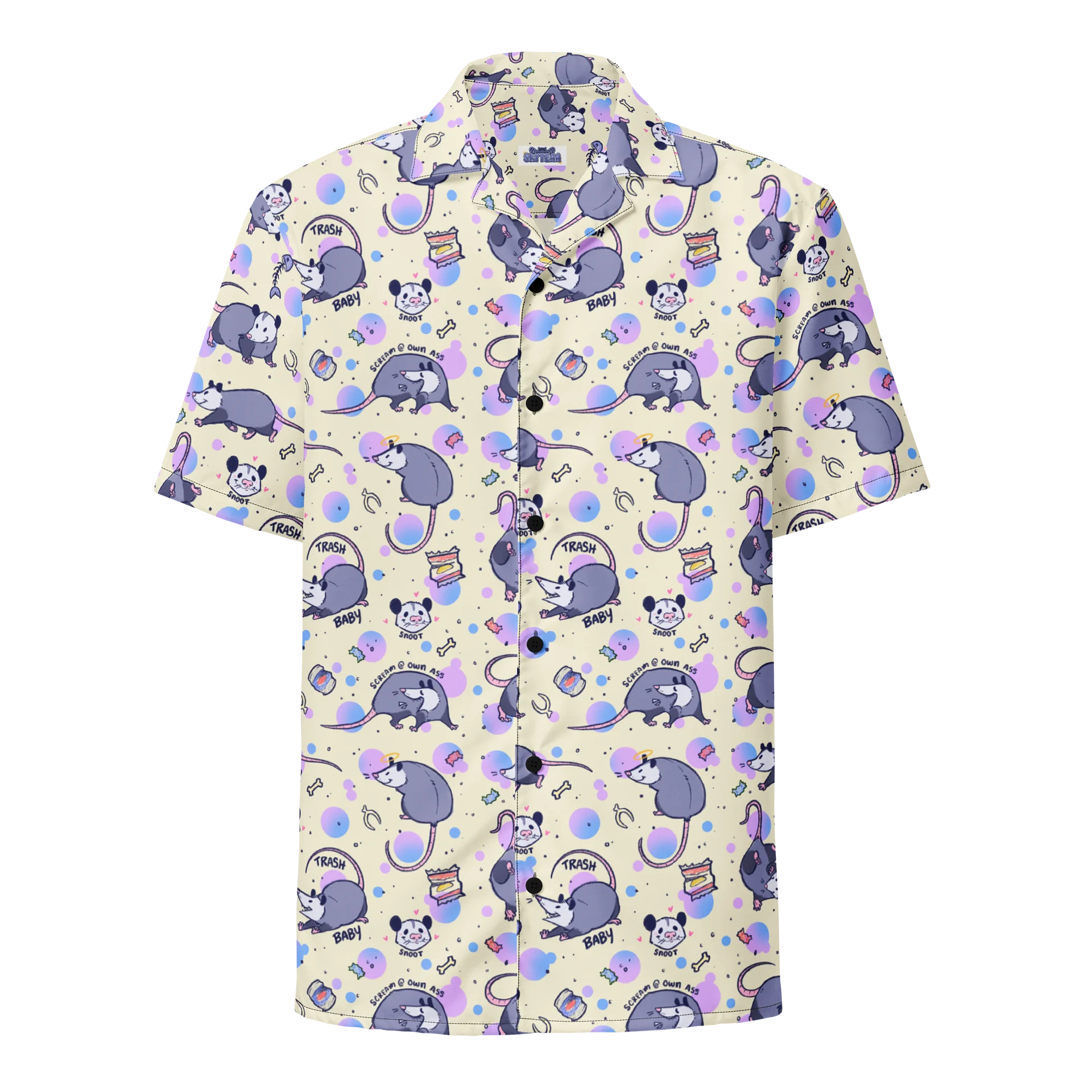 Trash Baby Opossums Button Down product image (2)