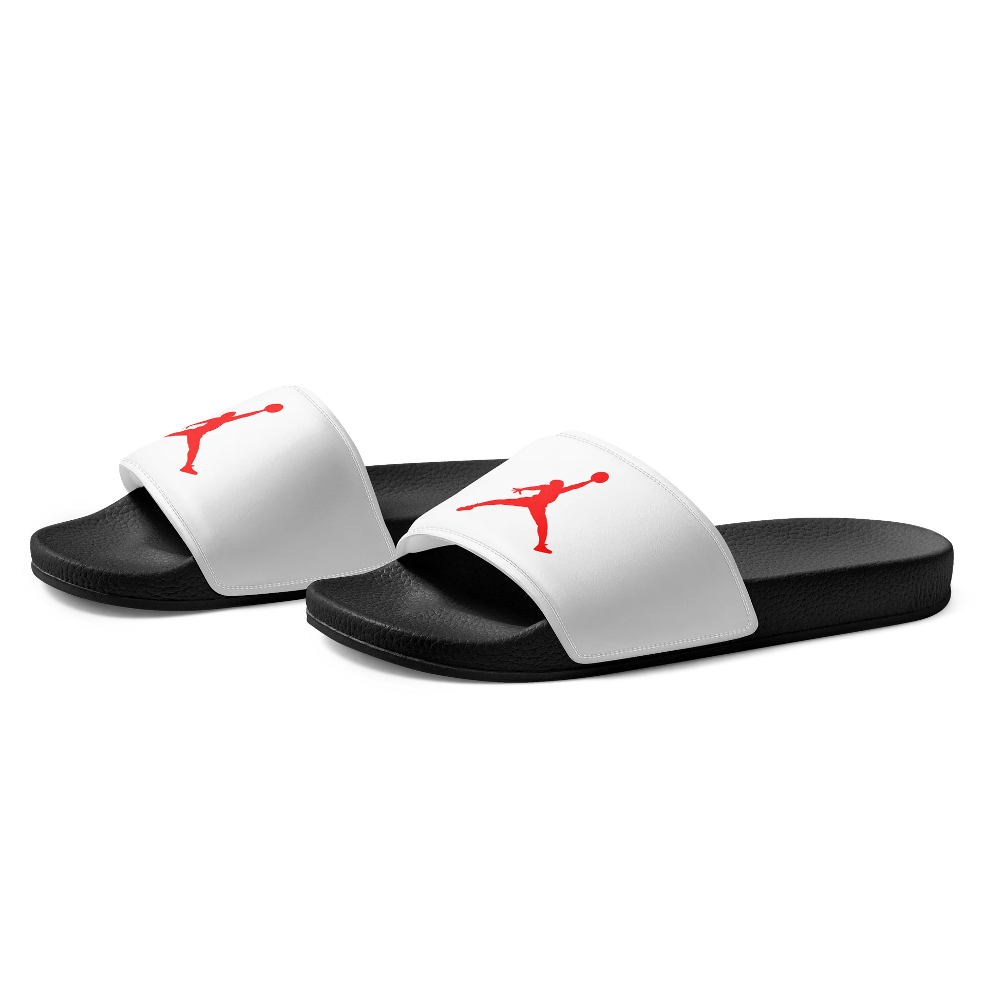 Basketball Jump Silhouette Men's Slides product image (2)