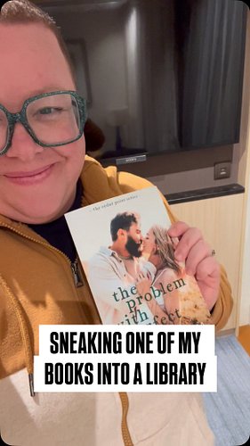 Sneaking a copy of The Problem with Perfect into my Viking River Cruise library! #vikingrivercruise #romanceauthor #booktok #...