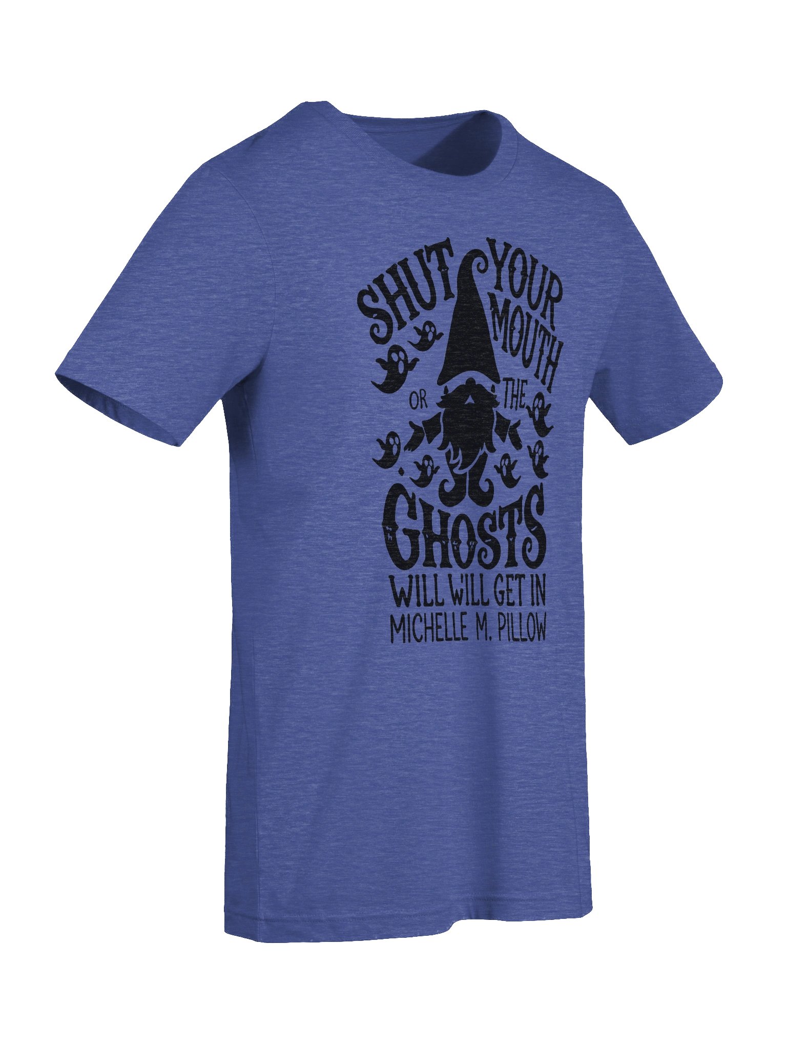 Shut Your Mouth Gnome Unisex t-shirt: Black Font (XS to 5XL) product image (6)