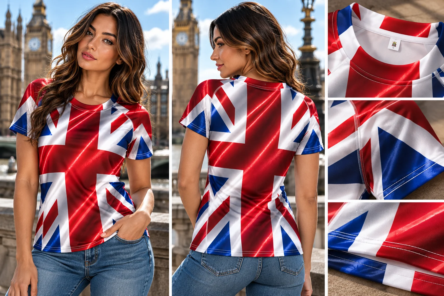 UK Wave Flag Rash Guard product image (2)