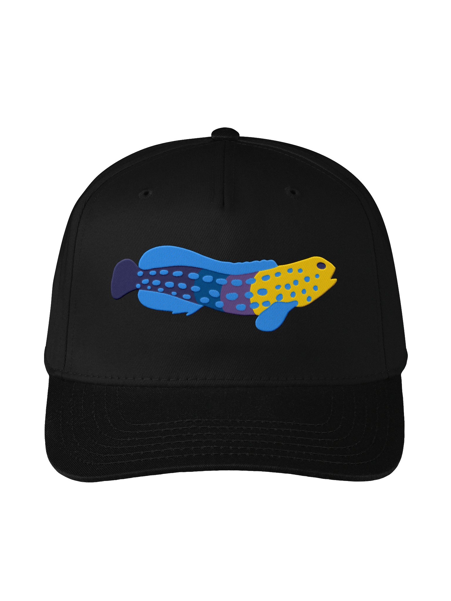 Blue-Spotted Jawfish Mid-Profile Baseball Cap (Embroidered) for Reef and Marine Aquarium Lovers product image (2)