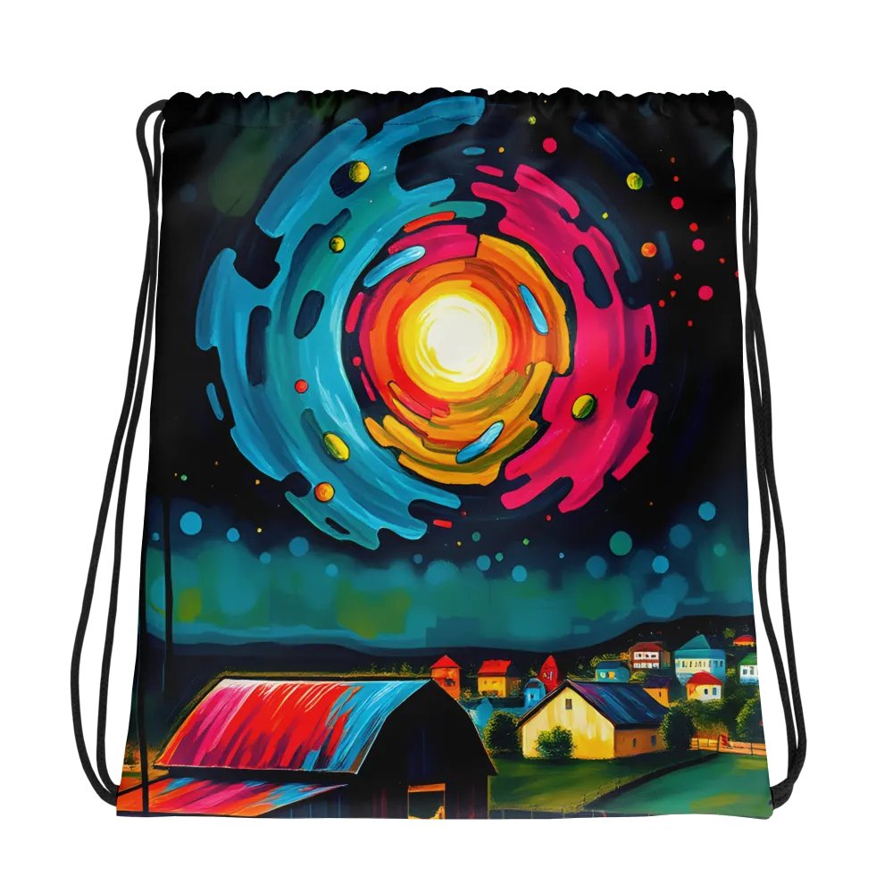 Celestial Dreams All-Over Drawstring Bag product image (1)