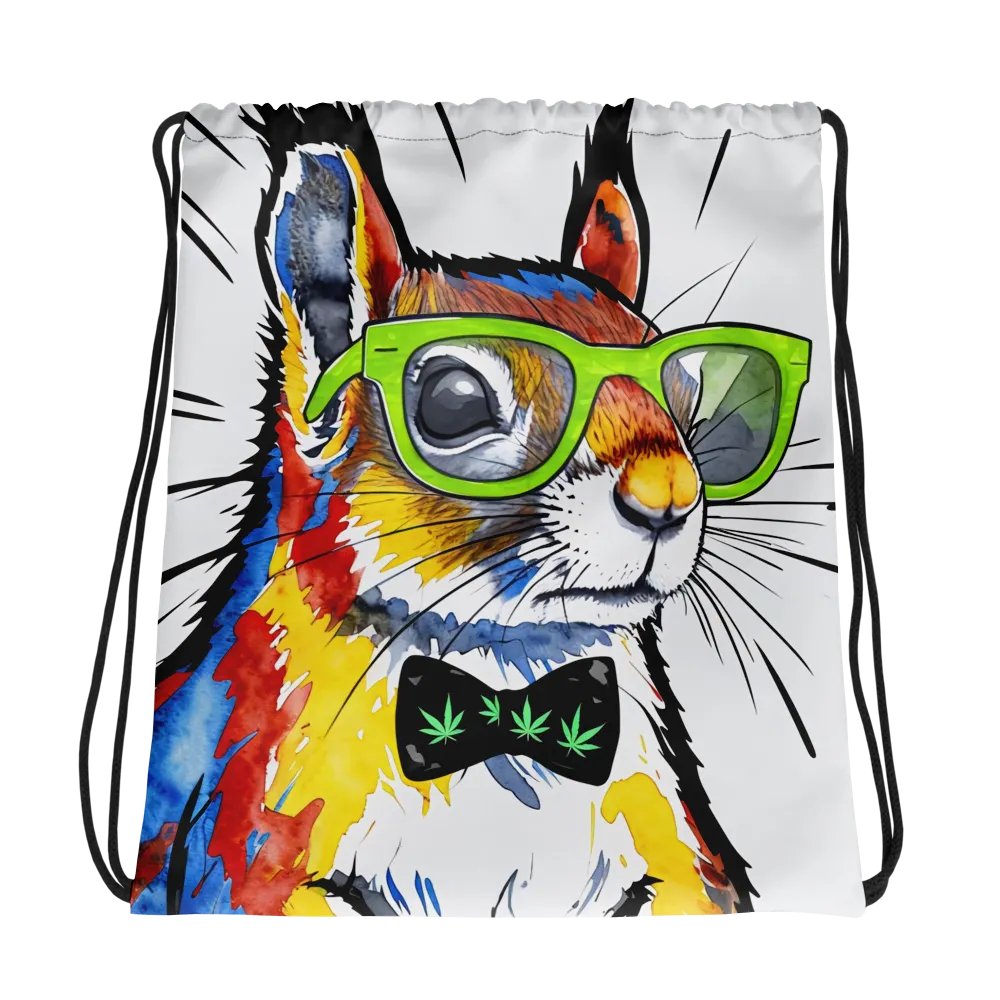 Squirrel Chic Drawstring Bag product image (1)