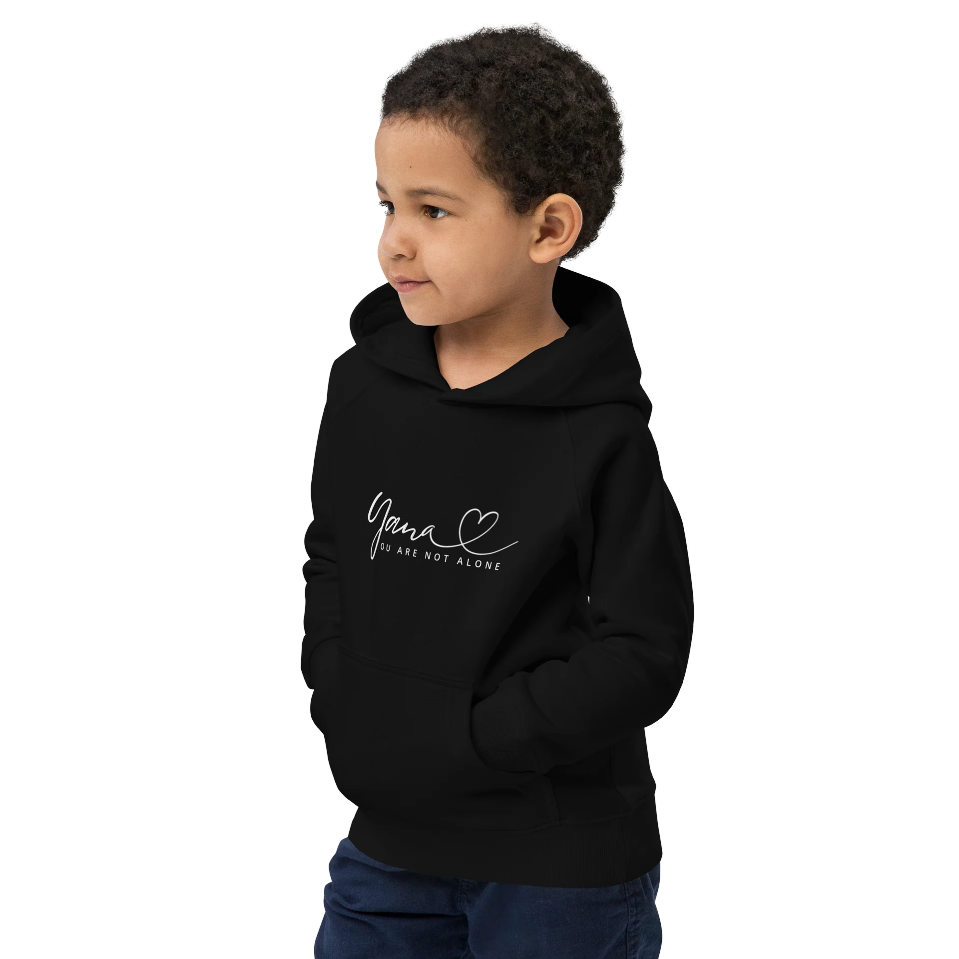 YANA kids black hoodie product image (5)
